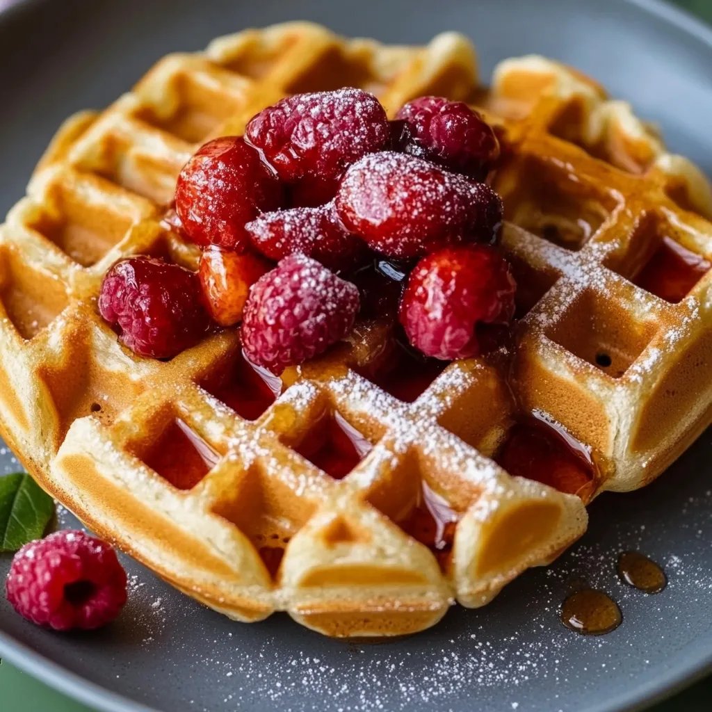 Haferflocken-Waffeln