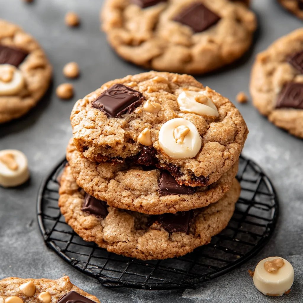 Weiße Blaubeer-Schokoladen-Kekse