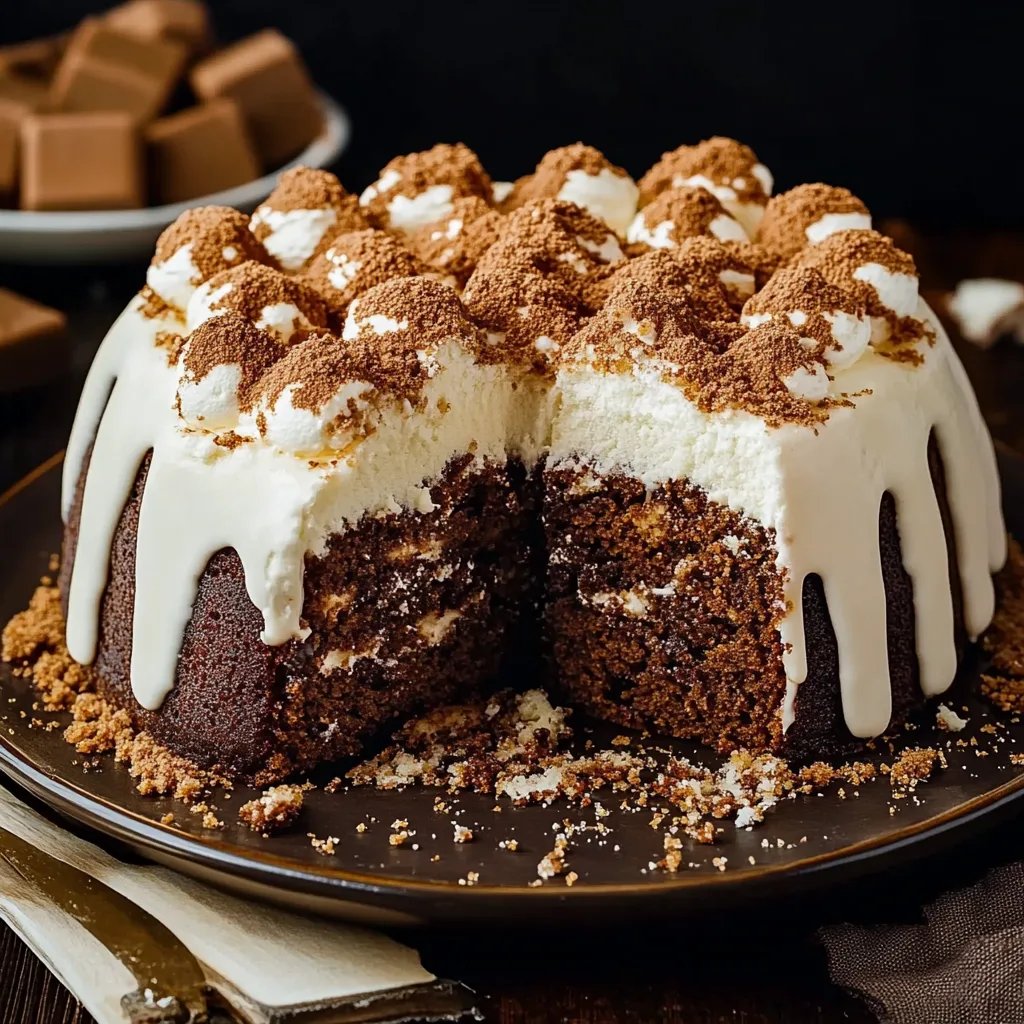 S'mores Made with HERSHEY'S Bundt Cakes