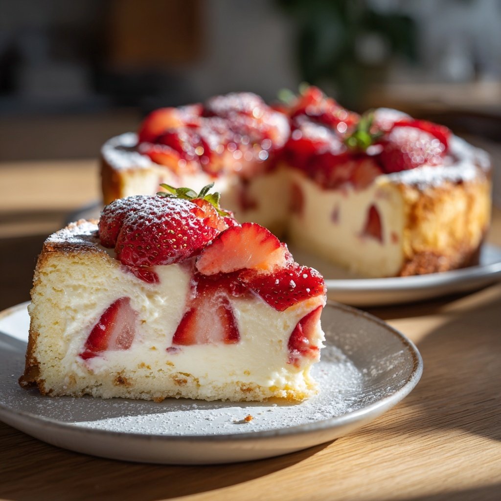 Erdbeer Quark Schnitten