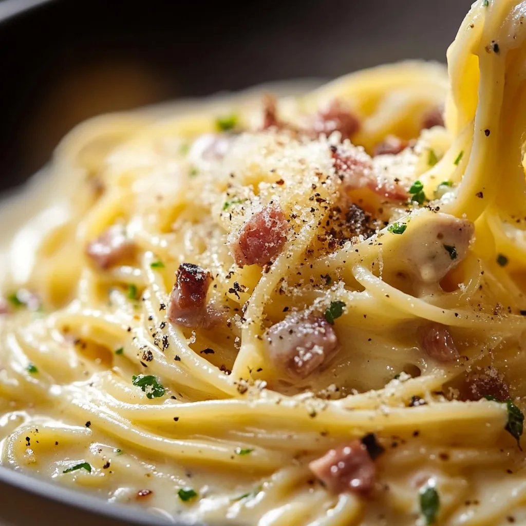 Spaghetti Carbonara Italienischer Art