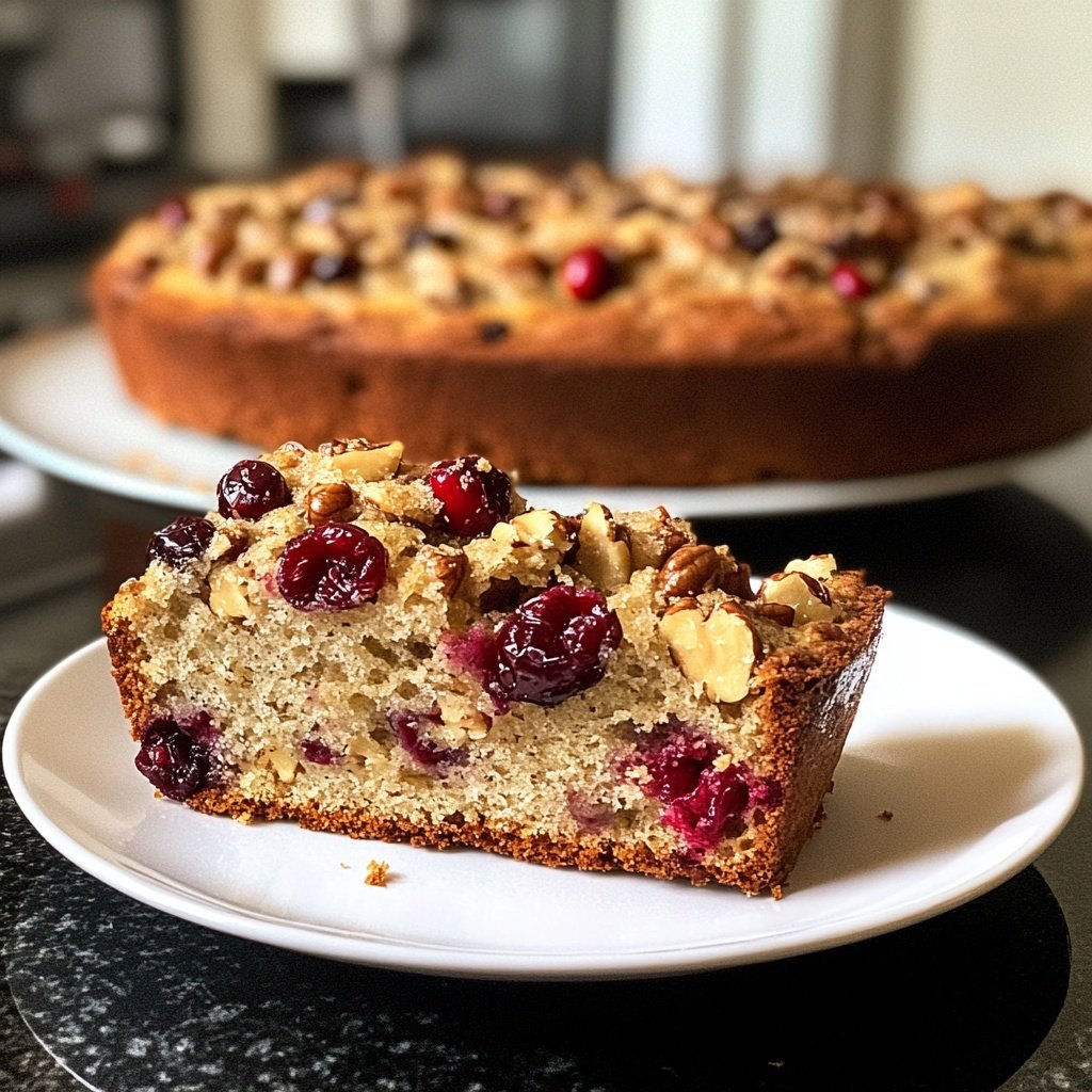 Einfaches Cranberry-Bananen-Nussbrot