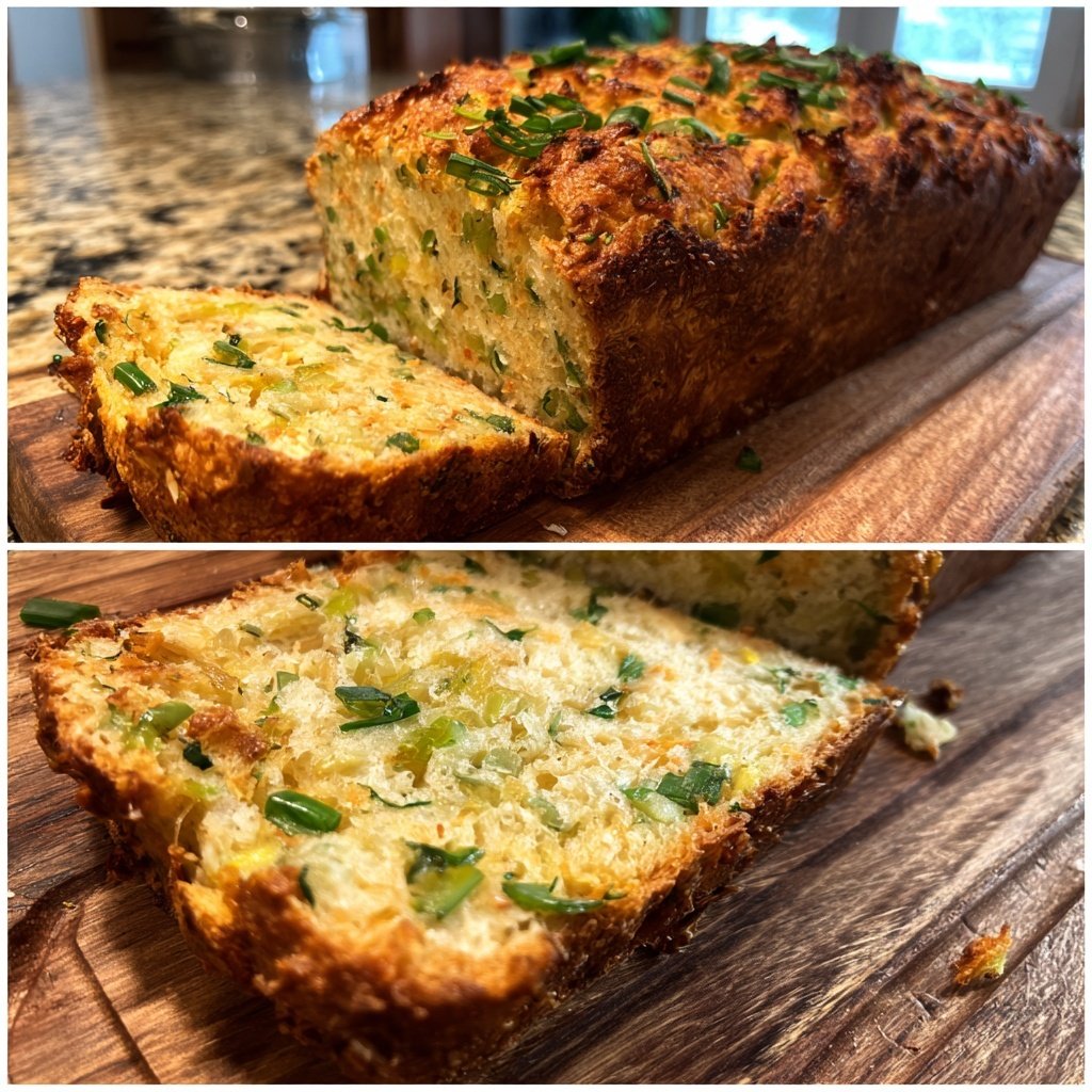 Zupfbrot Mit Lauchzwiebeln