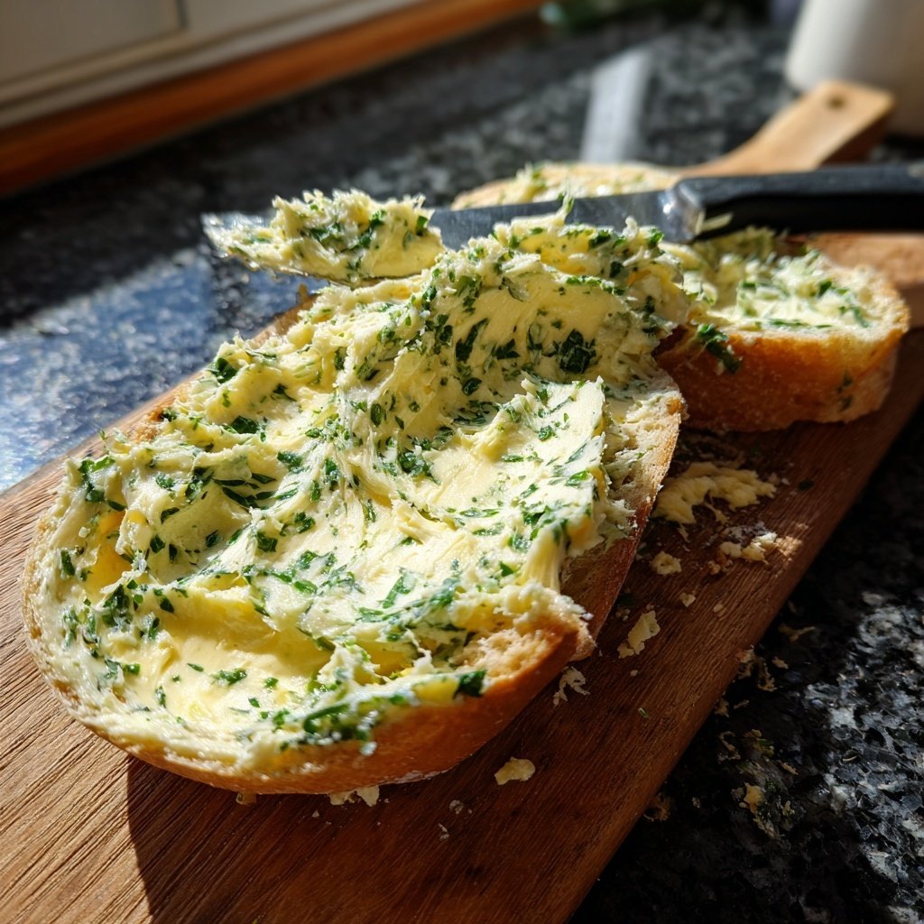Kräuterbutter Mit Knoblauchöl