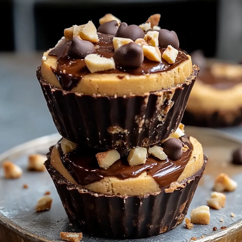 Shortbread-Schoko-Cups